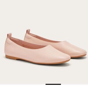 Everlane Blush Pink Leather Ballet Flats